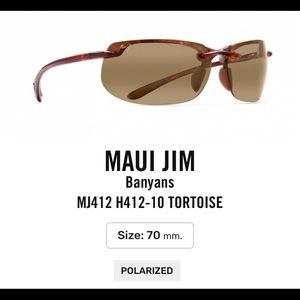 Maui Jim Polarized Banyans Sport Sunglasses